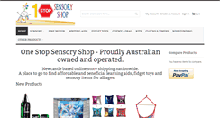 Desktop Screenshot of onestopsensoryshop.com.au